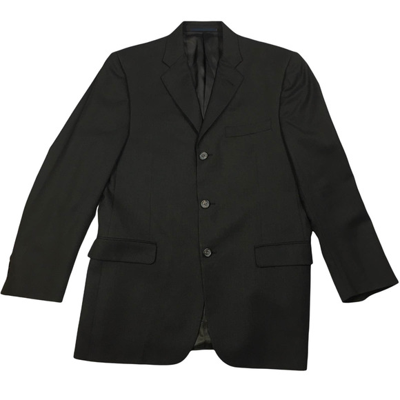 Burberry London Nordstrom Dark Brown 100% Wool Mens Jacket Size 40R - Picture 3 of 9